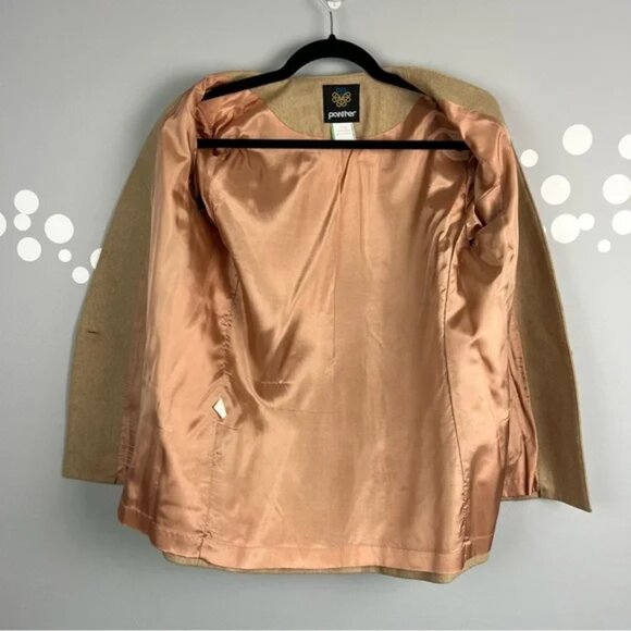 Vintage Panther Wool Blend One-Button Blazer Jacket Size 11/12 - Picture 4 of 7